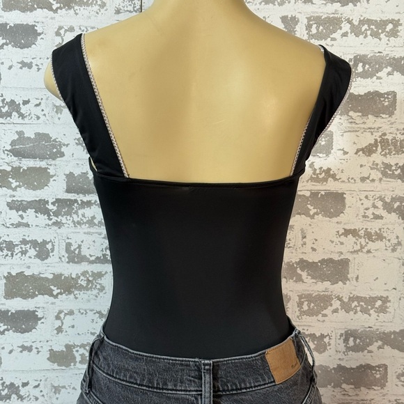 Princess Polly Black Bodysuit with Lace Detail - Picture 9 of 13